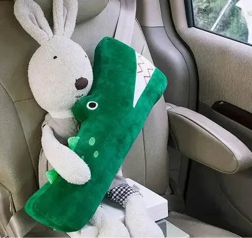 Cute Children Cartoon Car Seat Belt Pillow Neck Pillow Car Seat Belt Shoulder Pads Seatbelt Cover Kids Cartoon Neck Protector