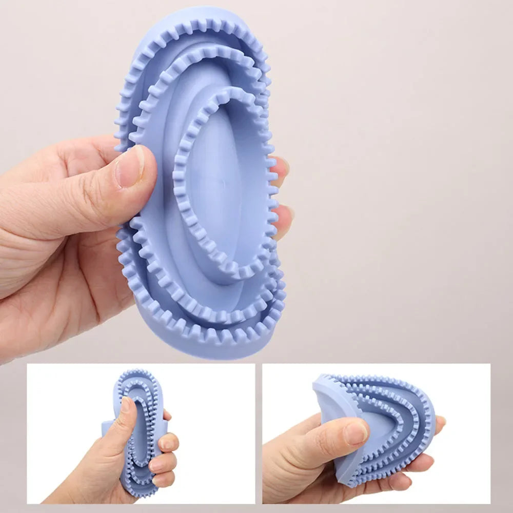 Pet Hair Brush for Cats and Dogs, Grooming Tool for Hair Combing, Deep-Clean Stains in Fur, Essential Pet Supplies