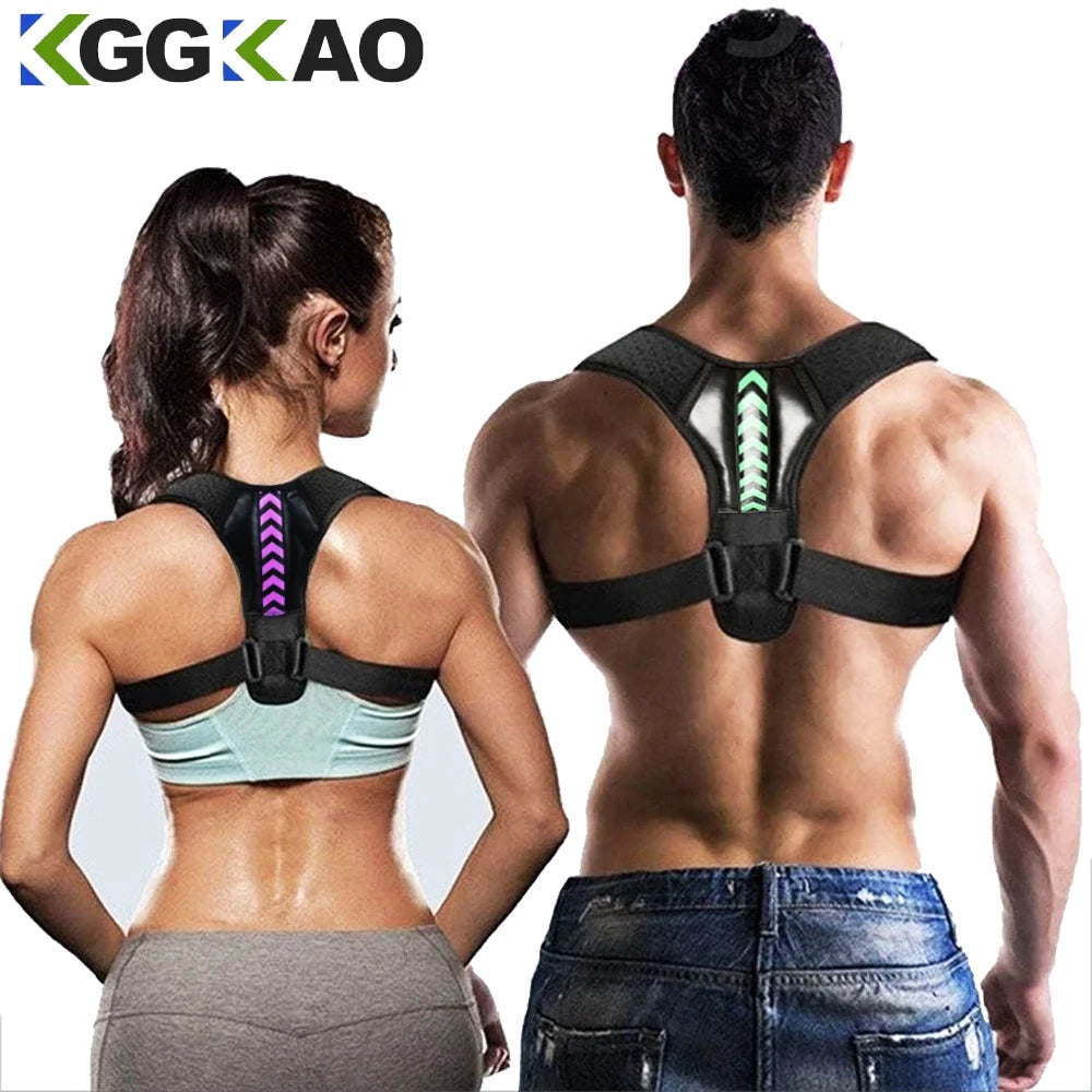 Adjustable Back Shoulder Posture Corrector Belt Clavicle Spine Support Reshape Your Body Home Office Sport Upper Back Neck Brace