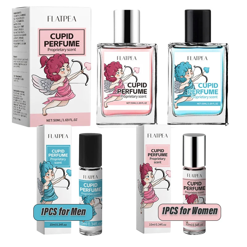10ML/50ML Cupid Date Pheromone Perfume Men's Perfume Womens Eau De Parfum Lasting Natural Gentle Non-pungent Body Spray Roller