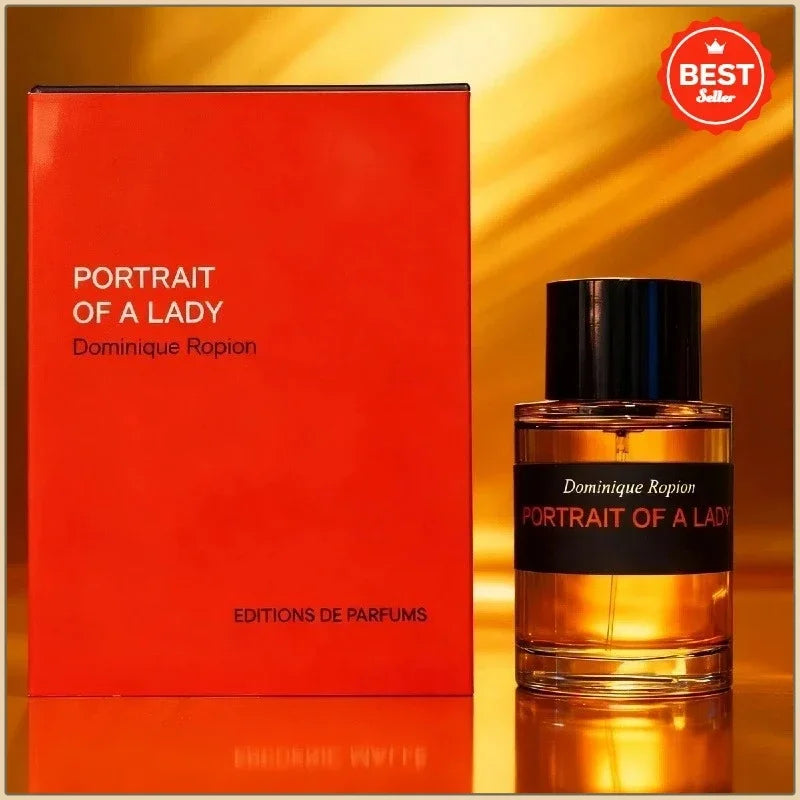 100ML Luxury Niche Perfume Portrait of a Lady Eau De Parfum for Women Rose & Patchouli Scent Long Lasting Fragrance