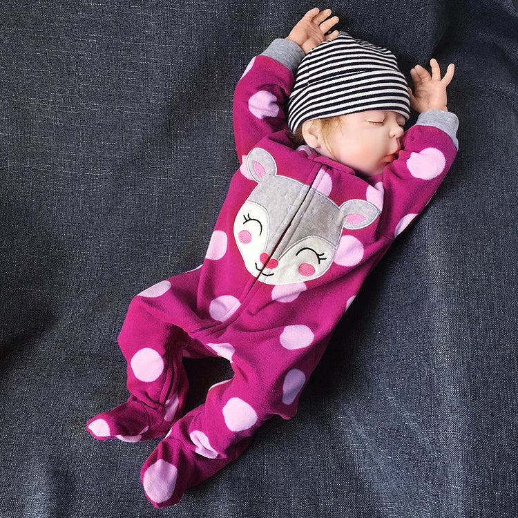 New Hot Polar Fleece Pajamas Baby Winter Romper Cover All Jumpsuits Newborn Boys Clothing Little Girl Fall Clothes Toddler 0-12M