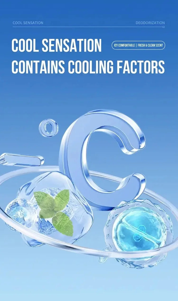 Cooling spray gentle and non-irritating for summer outdoor sports fitness student military training and preven