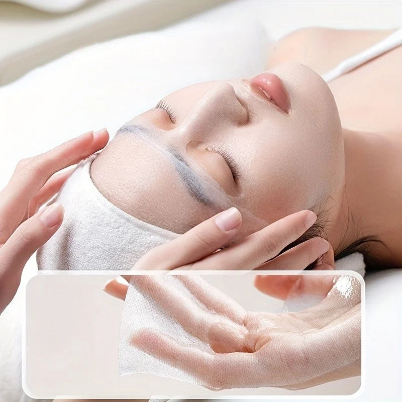 Wet-compress Cotton Pad Disposable Stretchable Mask Paper Makeup Removal Facial Mask Wet Compress Cotton Piece Skincare Tools