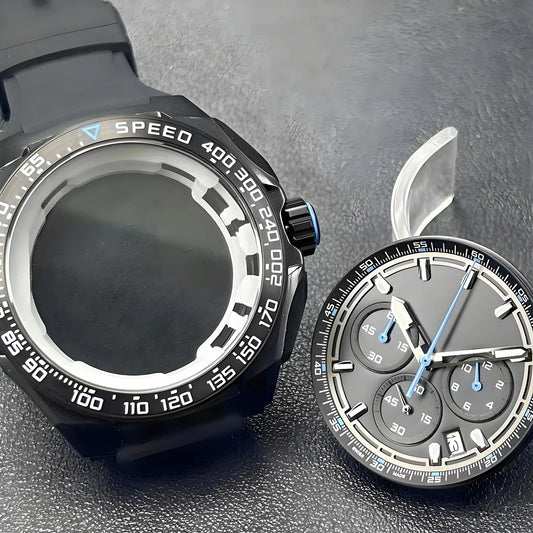 2025NEW 42mm Men's watches chronograph case VK63 case metal case for VK63 Movement 18.5mm strap accessories vk63 watch case