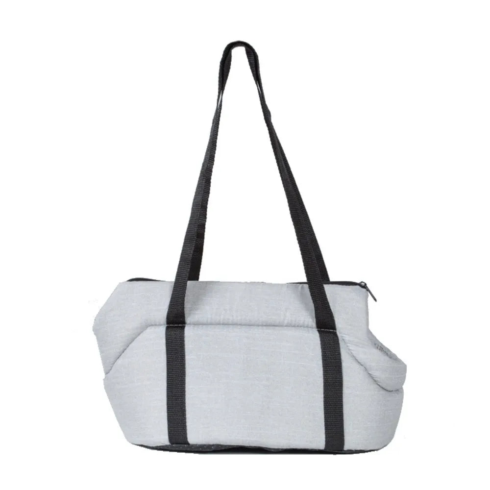 Collapsible Single Shoulder Pet Bag Pet Outdoor Backpack Double Shoulder Bag Dog Cat Crossbody Bag Car Ventilated Pet Backpack