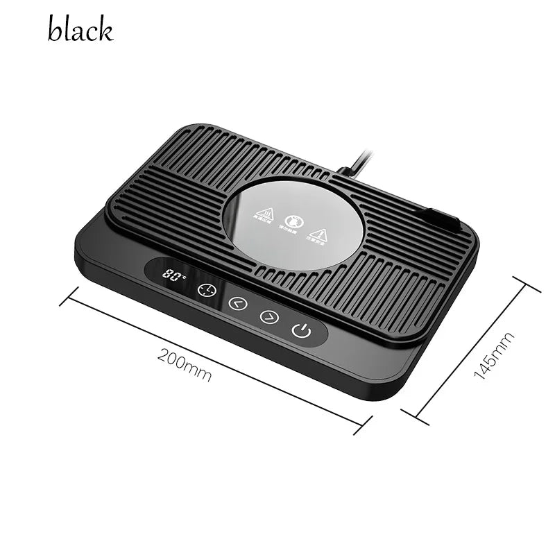 50W Mug Warmer Cup Heater Electric Hot Plate 9 Gear Temperature Warmer Coaster Heating Lunch Box Milk Coffee Home Office 220V