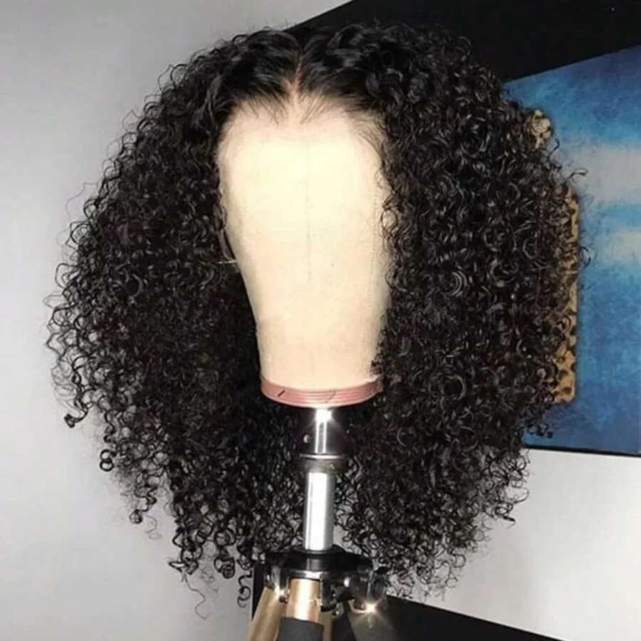 Geeta Curly Drawstring Wigs 13x6 Kinky Curly Lace Front Wig 13x4 Human Hair Lace Frontal Wigs Human hair for Women 4x4 5x5 Wig
