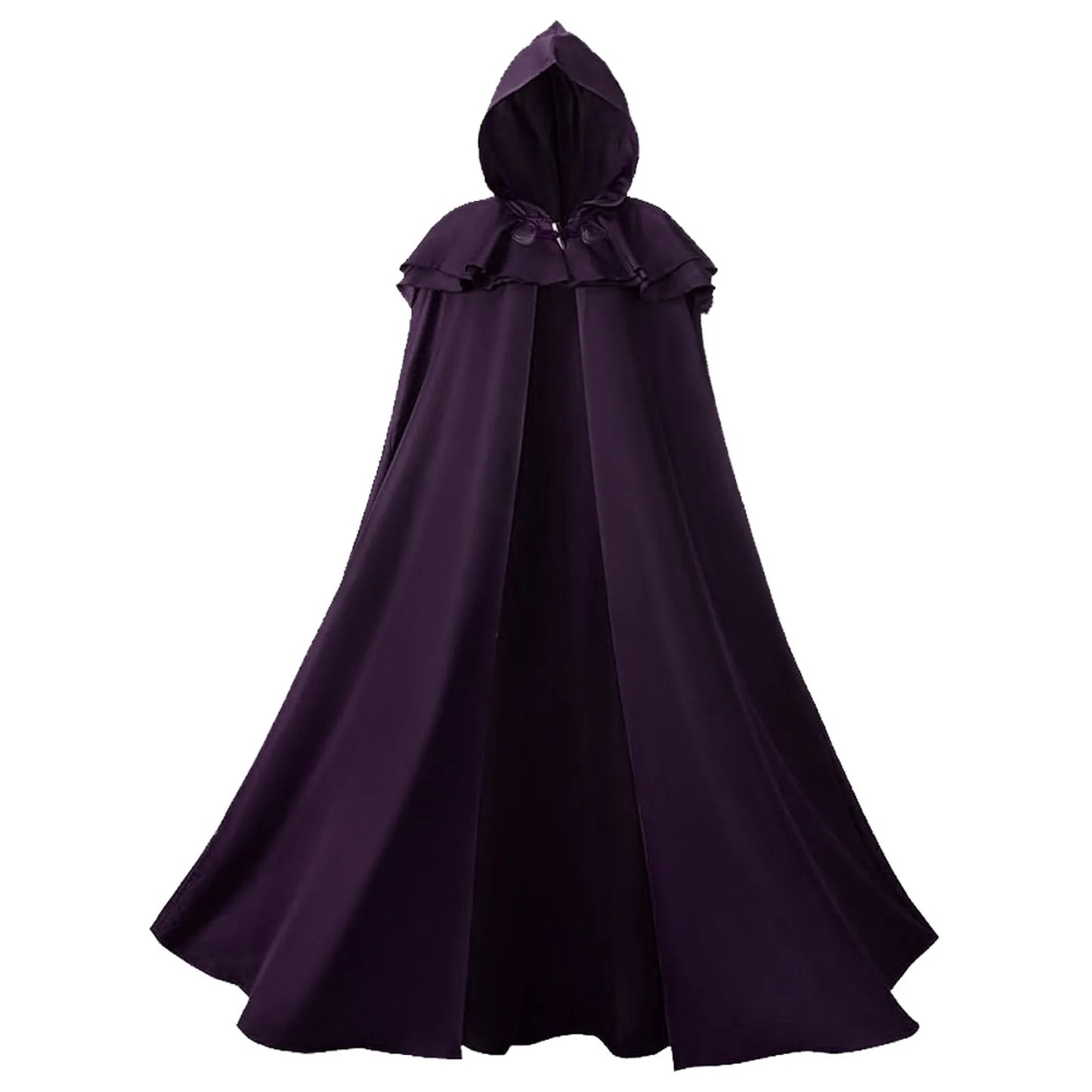 Halloween Hooded Capes For Adult Long Cloaks Cosplay Costumes Witch Red Black Purple Green Grim Reaper Cape For Women Men