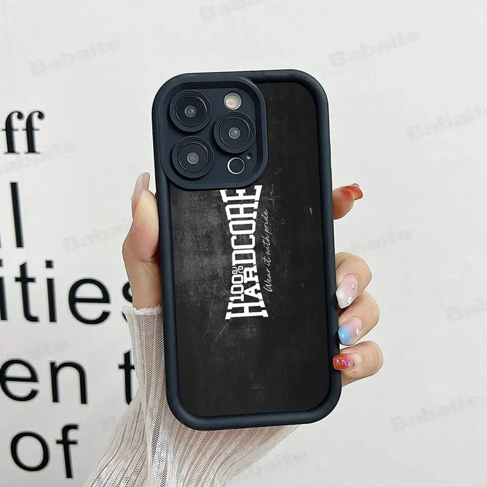 100 Hardcore Dog To The Bone Phone Case For IPhone 17 16 15 14 13 12 11 Pro Max Mini Plus Soft TPU Back Cover