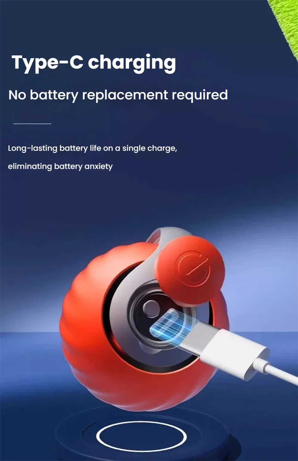 Smart Interactive Speedy Tail 2.0 Cat Toy Automatic Moving Ball Toy for Cats And Dogs Touch Motion Rolling Pet Ball