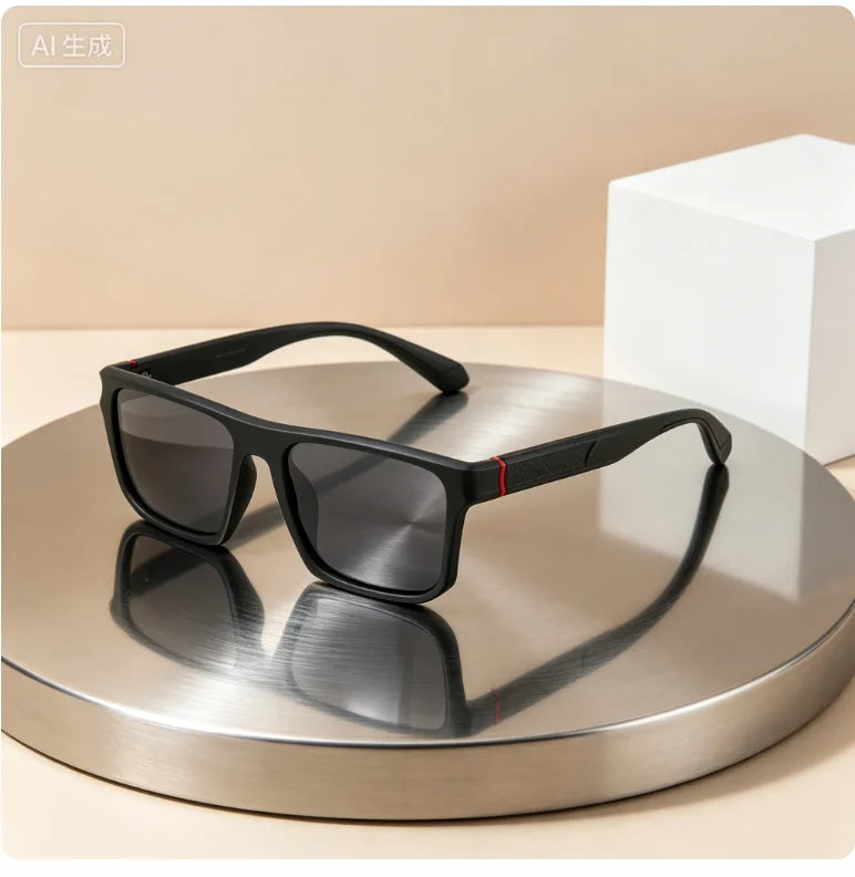 Men Women Square Bifocal Far Near Dual Vision Reading Glasses Trendy Driving Fishing Shade Presbyopia Eyewear Customize Lens