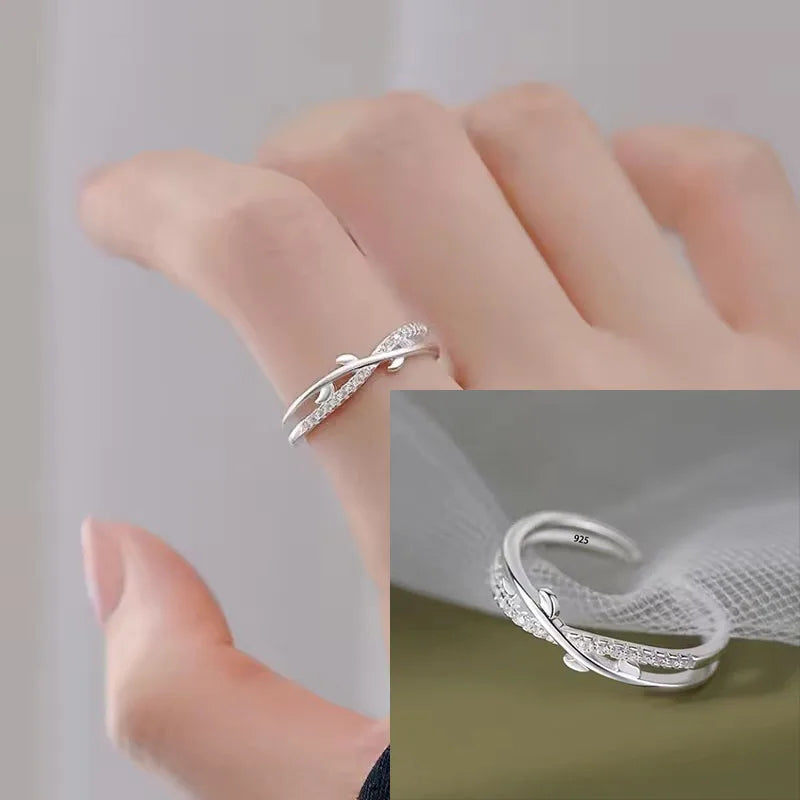 VENTFILLE 925 Sterling Silver Rings for Women Couple Blue Stone Star Jewelry  Party Birthday Gift Dropshipping Wholesale