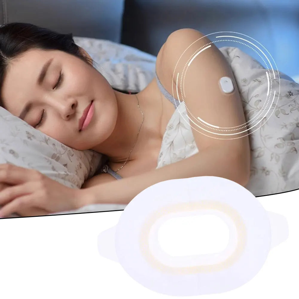 Waterproof Fixed Sticker for Sibionics GS1 Sensor - 5/10 Reinforced Adhesive Tape Dynamic Blood Glucose Sensor Cover