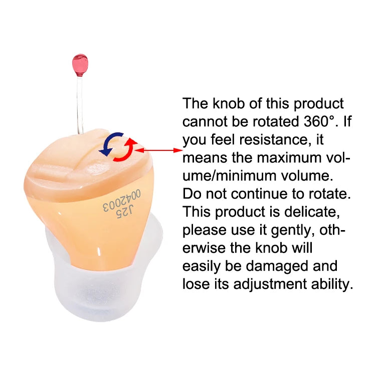 Hearing Aid Audifonos Ear Sound Amplifier J25 Super MINI Hearing Aids for Elderly/Deaf Hearing Amplifier