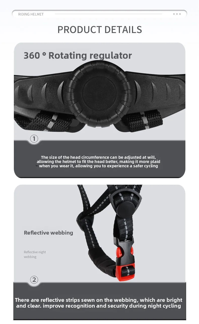 Bicycle Helmets Road Bike Scooter for Men and Women Sports Racing Riding Cycling Helmet 19 Hole Ultralight MTB Bicycle Helmet