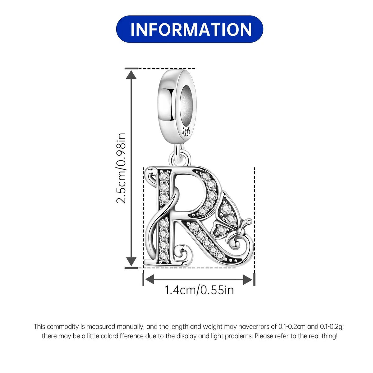 2026 New 925 Sterling Silver Zircon Scroll Grass Pattern 26 Letter Bead Charms for Women Fit DIY Bracelet Necklace Jewelry Gift