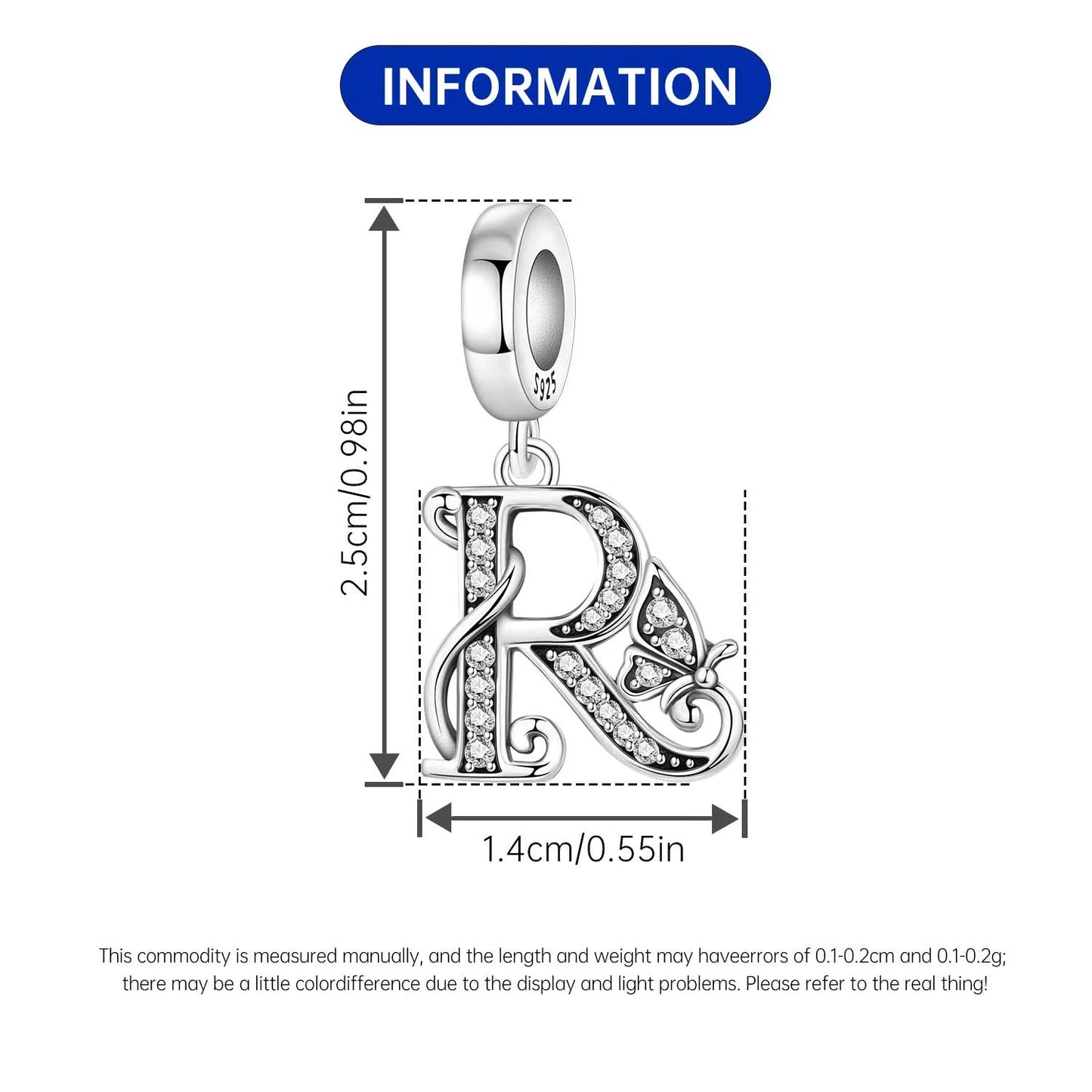 2026 New 925 Sterling Silver Zircon Scroll Grass Pattern 26 Letter Bead Charms for Women Fit DIY Bracelet Necklace Jewelry Gift