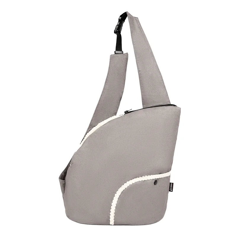 Plush Pet Cat Carrier Bag With 6kg Capacity,Winter Warm Portable Dog Travel Bag