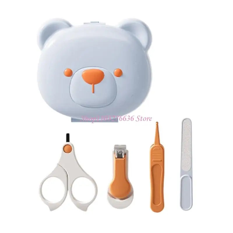 R6FD Baby Nails Care Tool Safe Grooming for Newborns Include Clippers & Tweezer