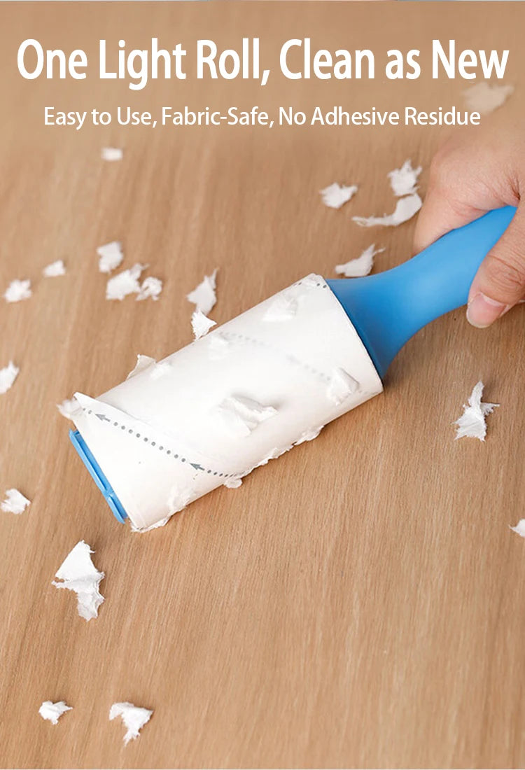 Lint Roller With Refills Pet Hair Remover Brush For Clothes Removes Lint Clean Pet Hairs Sofa Dust Cleaning Remover ZMG004