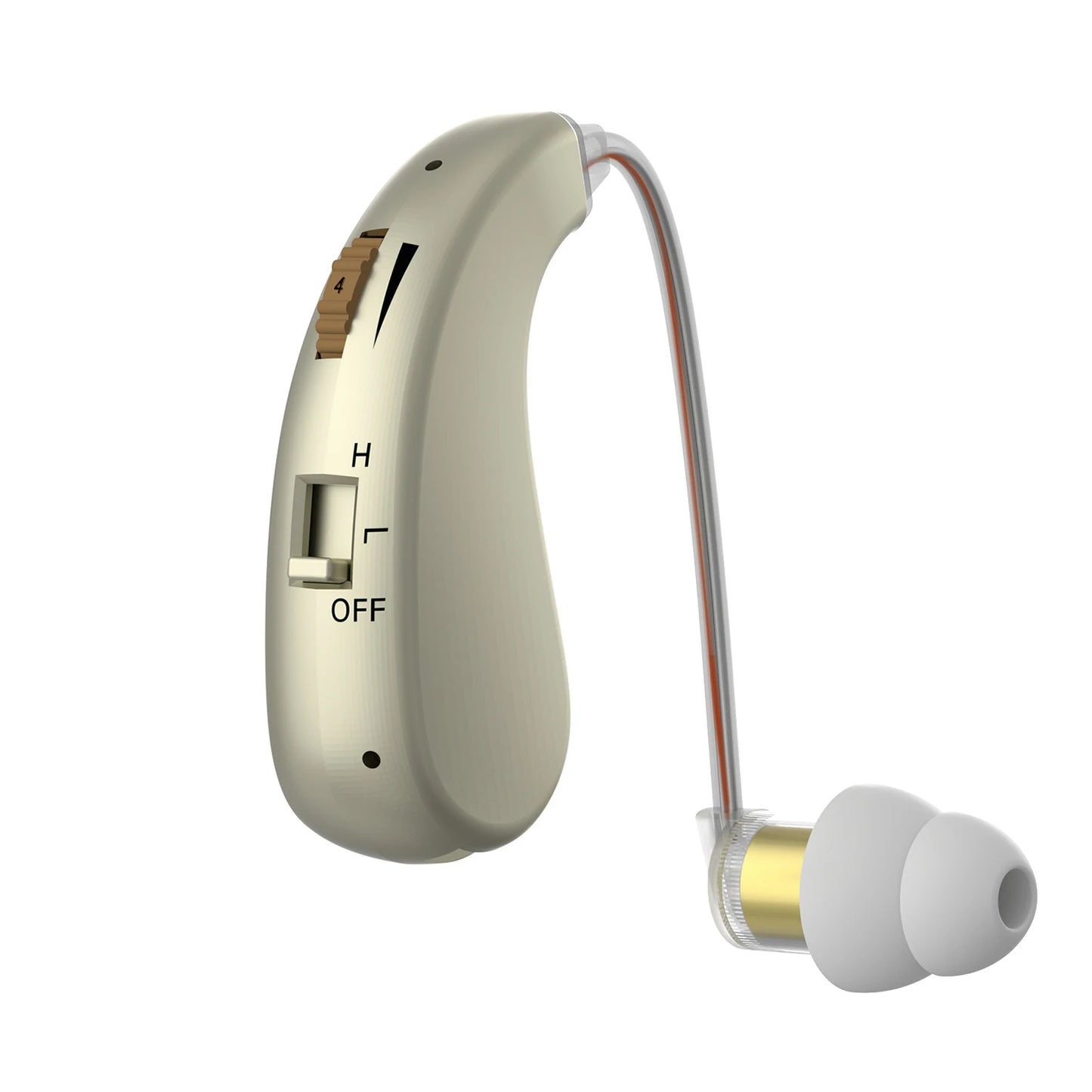 BTE Hearing Aid Ear Sound Amplifier Adjustable Tone Hearing Aids Portable Ear Hearing Amplifier for the Deaf Elderly