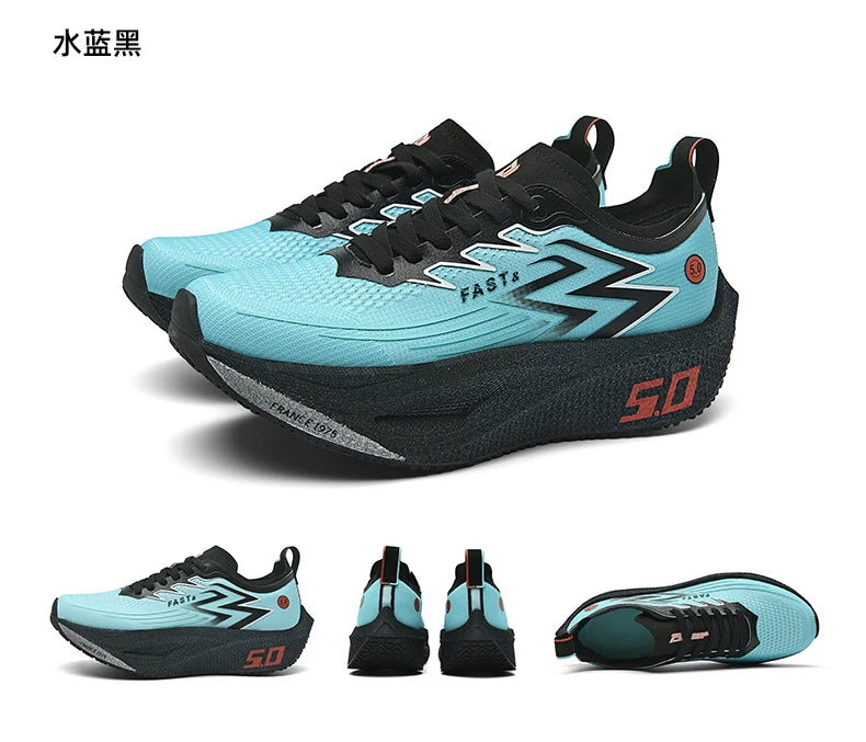 Men Running Shoes Carbon Plate Marathon Speciality Sports Breathable Lightweight Women's Comfortable Nonskid Leisure Sneakers