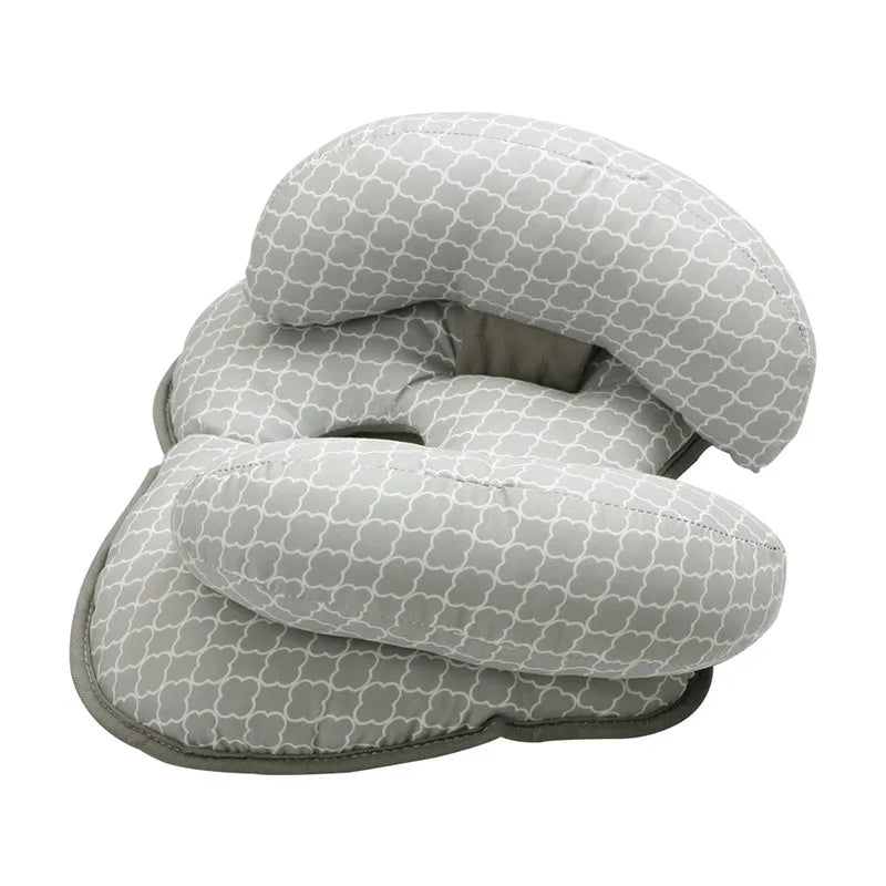 Baby Stroller Pillow Car Seat Head Fixed Neck Pillows Bend Shape Sleeping Protection Headrest Cushion Infant Anti-head Mat
