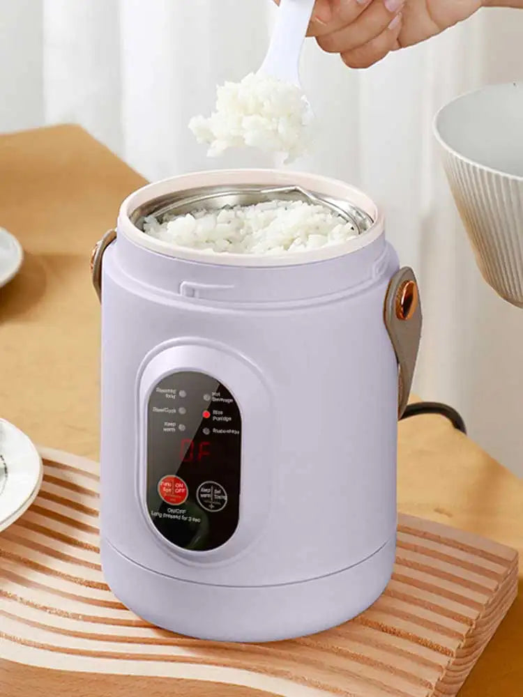 New Multifunctional Rice Cooker Portable Small Travel Electric Kettle Household Electric Cooker Hot Pot 110V US/220V EU Plug