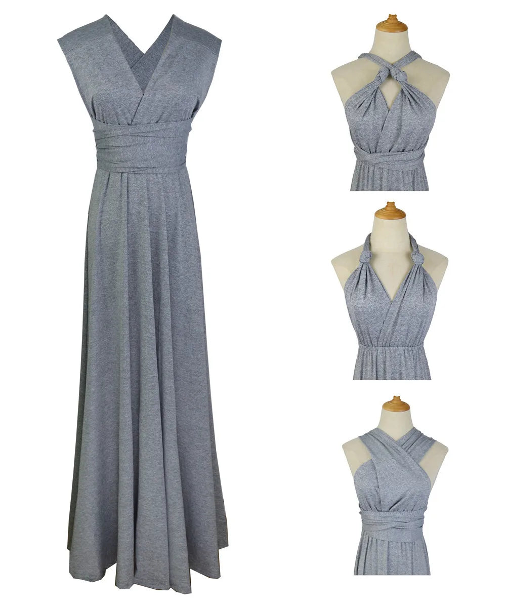 Multiway Maxi Dress Bridesmaid Dress Infinity Cocktail Dress Floor Length Bridesmaid Dress Maxi Dress for Bridesmaid Gifts