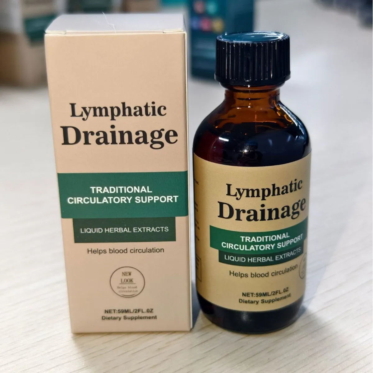 59 ML Lymphatic Drainage Supplement - Support Liquid Herbal Extracts Immune Support, Cleanse & Detox