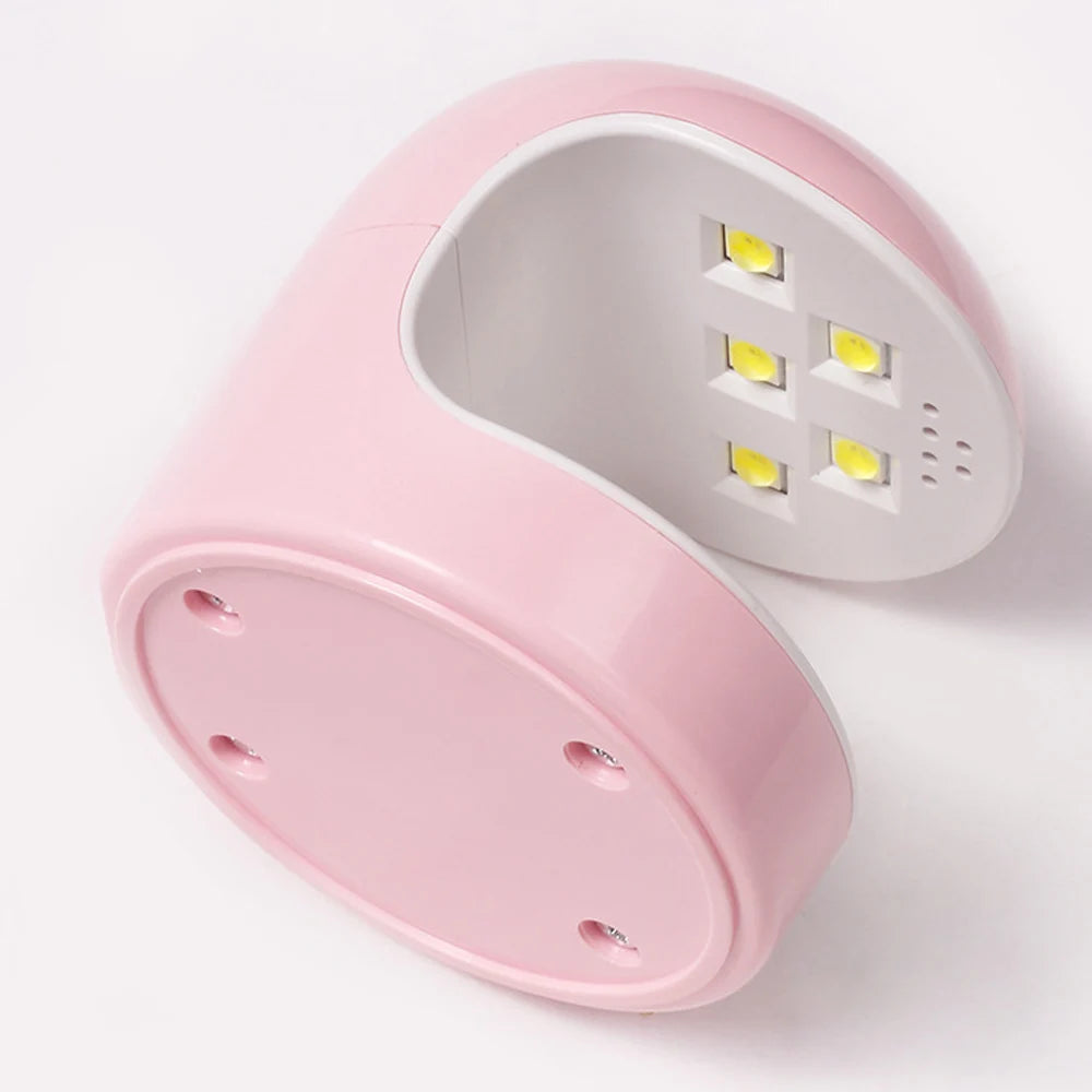 Poly Nail Gel Starter Kit with Mini UV Lamp Base Top Coat Sip Solution,Nail Art Tools for Beginner Starter DIY at Home Salon