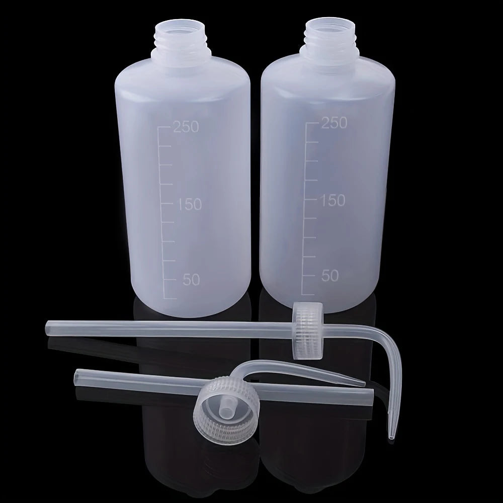250/500ml Tattoo Wash Bottle 1/2pcs Plastic Safety Rinse Bottle Watering Tools  Lab Non-Spray Squeeze Bottle Tattoo Supplies