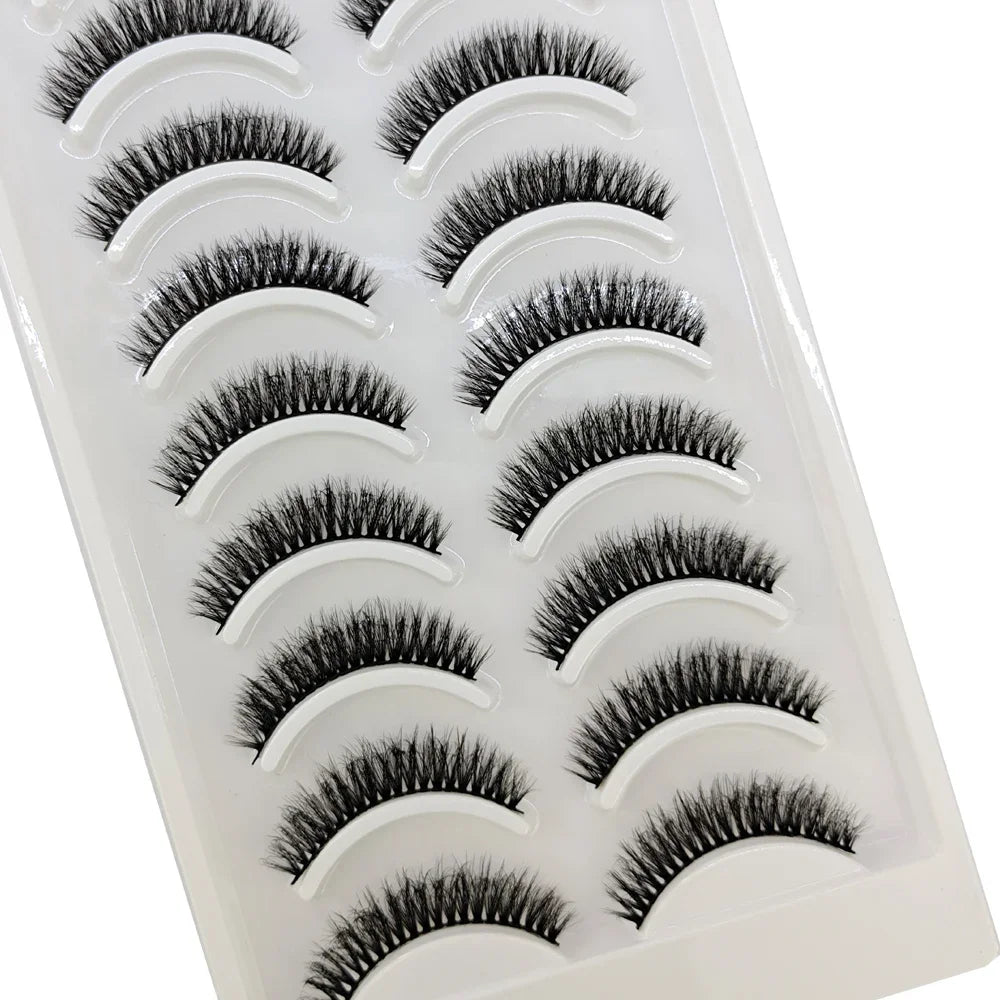 33 Style 10/50/100 Boxes 10Pairs Natural 3D Mink False Eyelashes Makeup Fake Eye Lashes Faux Cils Make Up Beauty Tools Wholesale