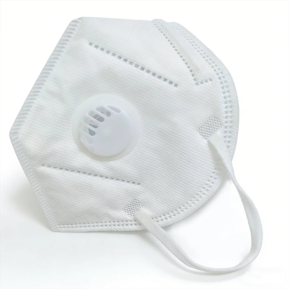 10/30 PCS EU FFP3 Face Masks Breathing Valve Sponge Strip Dustproof CE0370 Anti Haze Workshop 7-Layer Individually Pack