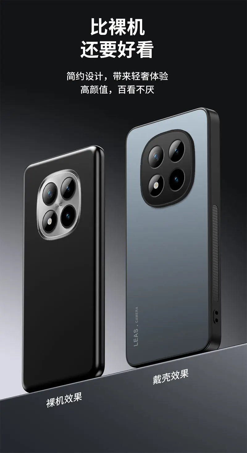 For POCO M8 Pro 5G Shockproof Armor Frosted Case for Mi POCO M 8 M8pro Camera Protection Matte Hard Bumper Cover Shell Capa
