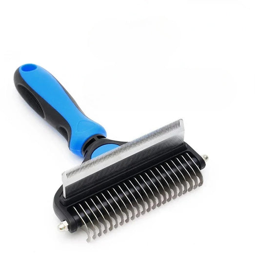 Pet Grooming Comb Cat Grooming Knot Opener Fine Toothed Hair Brush Dog Hair Removal Comb
