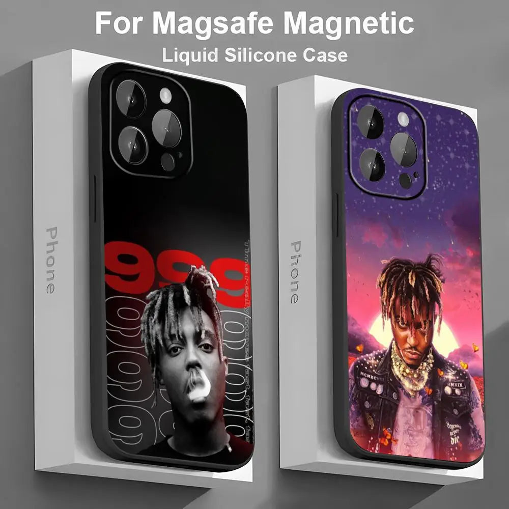 Juice cool 999 wrld fashion design ins Phone Case For iPhone 16 16e 15 14 13 12 11 Plus Mini Pro Max Soft black Shockproof Cover