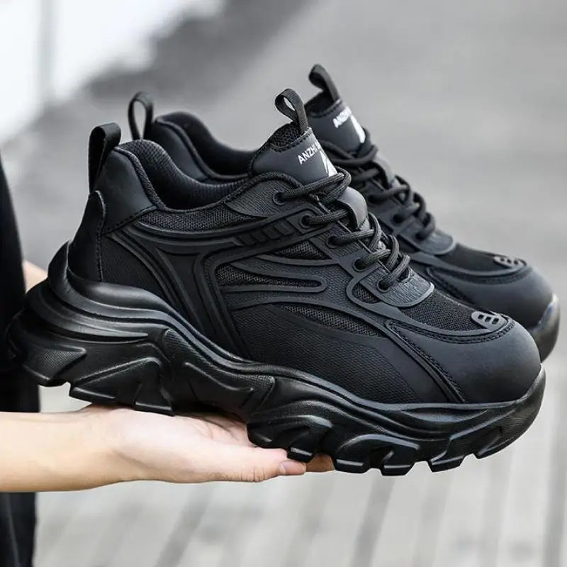 Summer Safety Shoes Mesh Work Shoes Lightweight Safety Sneaker For Men Breathable Protective Work Sneakers Steel Toe Shoes Man