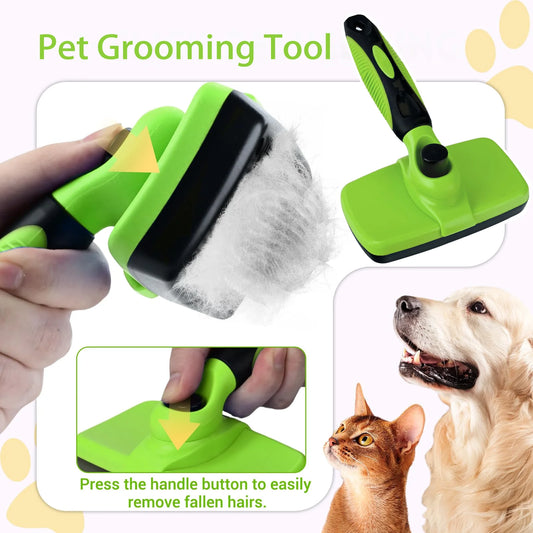 Pet Brush for Dogs Cats Dog Comb Pet Hair Removal Brush Cat Grooming Comb Dog Hair Remover Dog Accessories Dog Massage Combs