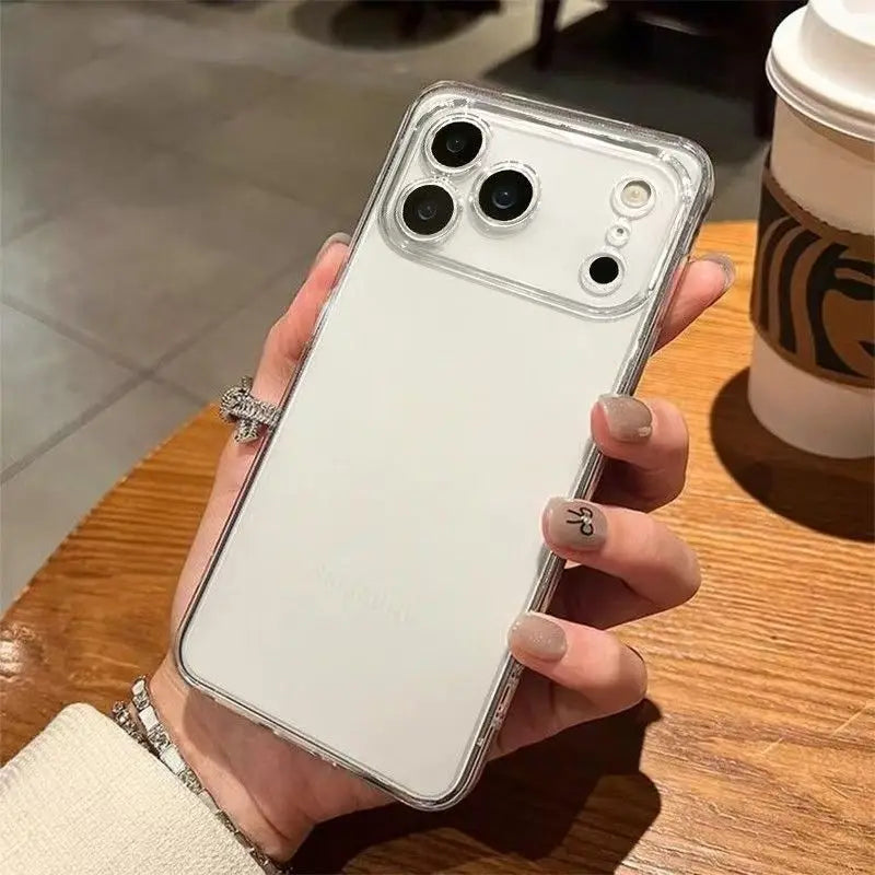 Clear Phone Case For iPhone 17 Pro Max Case Silicone Soft Cases For iPhone 11 12 13 14 15 16 Plus 17 Pro Max Air 16E Back Cases