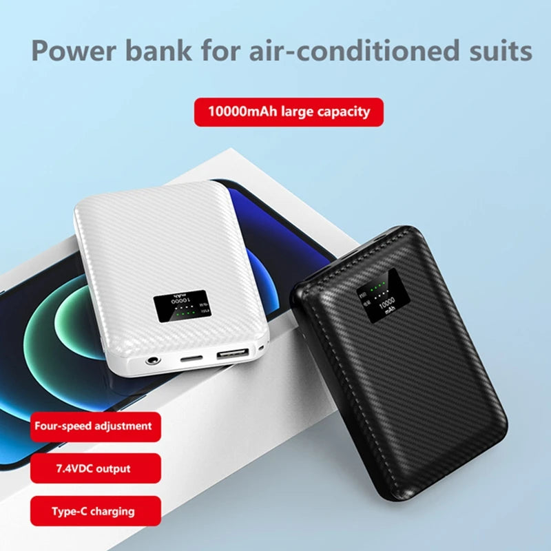 Lenovo Power Bank 40000mAh Portable Heating Mobile Power Supply for Heating Vest Jacket Gloves Electric Heating Equipment DC
