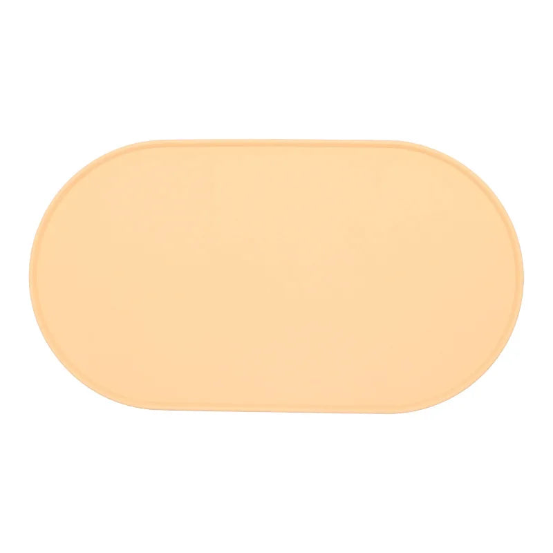 Silicone pet feeding dog and cat bowl food mat, non stick waterproof pet food feeding mat,anti slip dog feeder,splash proof tray
