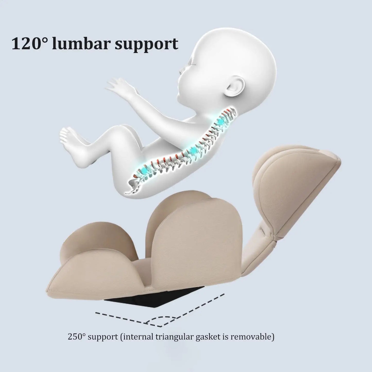 Universal Baby Stroller Seat Cushion Head and Body Support Pillow Infant Car Seat Insert For Baby Stroller Accessories