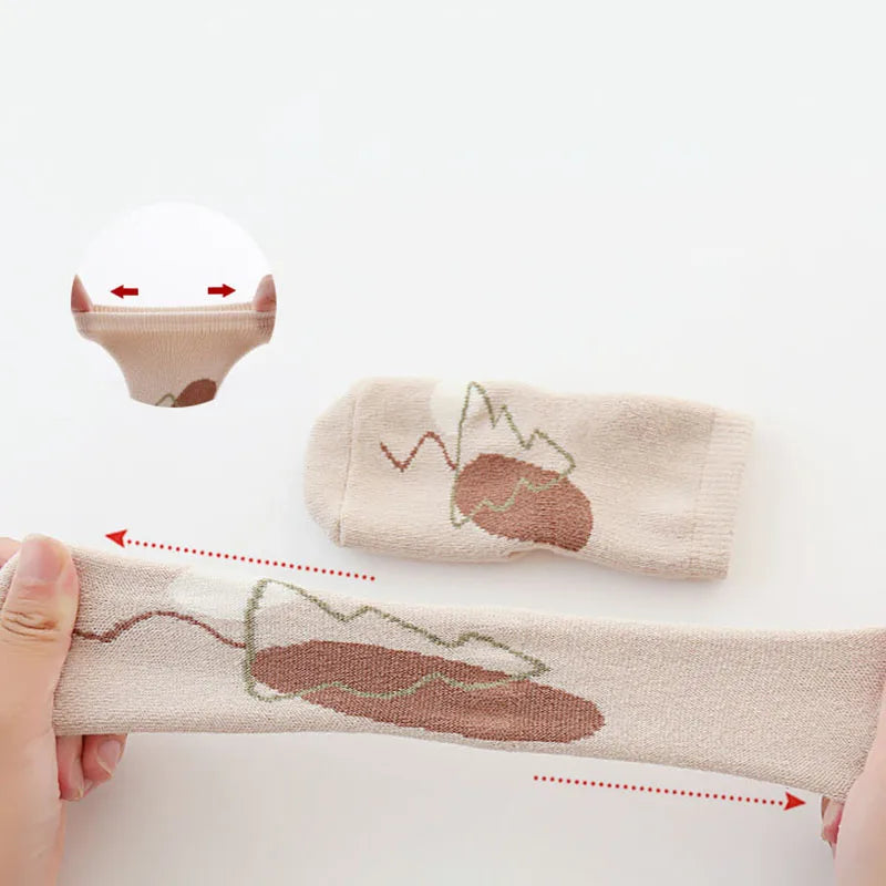 5 Pairs/Lot Autumn Baby Toddler Anti-slip Socks Children's Cartoon Indoor Playing Floor Socks 0-5Y