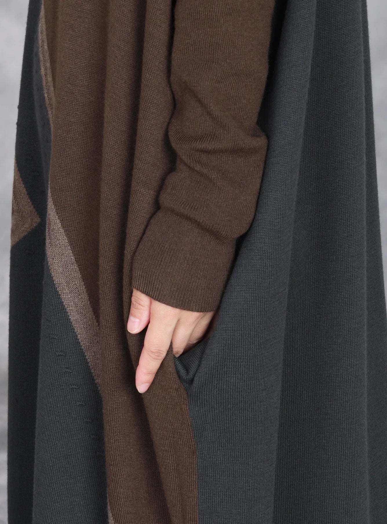 Johnature 2025 Woman Autumn New Fashion Mock Neck Loose Long Sleeves Dress Chinese Style Contrast Batwing Sleeve Casual Dress