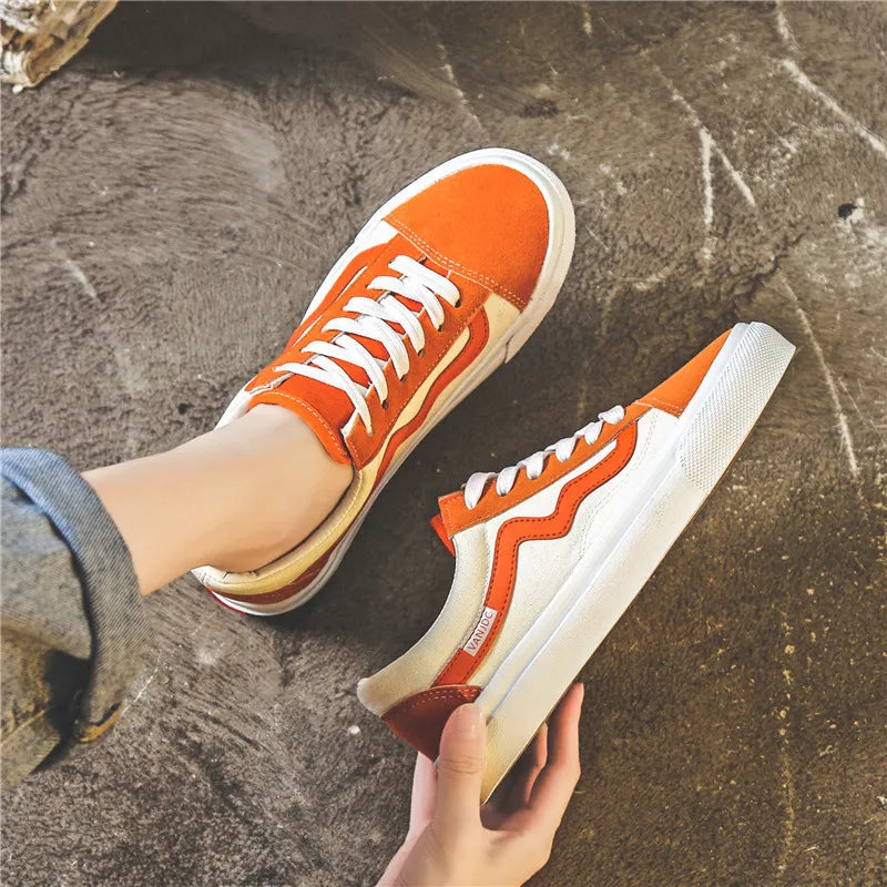 Lady Autumn Winter Casual Sneakers Women Comfort Canvas Shoes Men Loafers Unisex Students Casual Sports Shoes Flat Walking Shoes