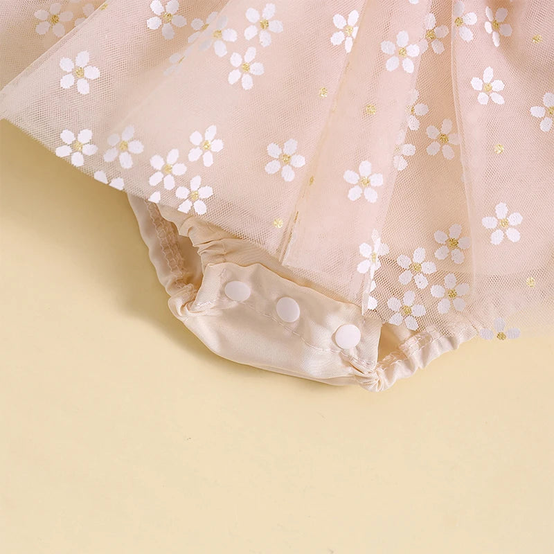 Newborn Baby Girl First Birthday Outfit Tulle Tutu Romper Dress Infant Butterfly Fairy Party Photoshoot Clothes