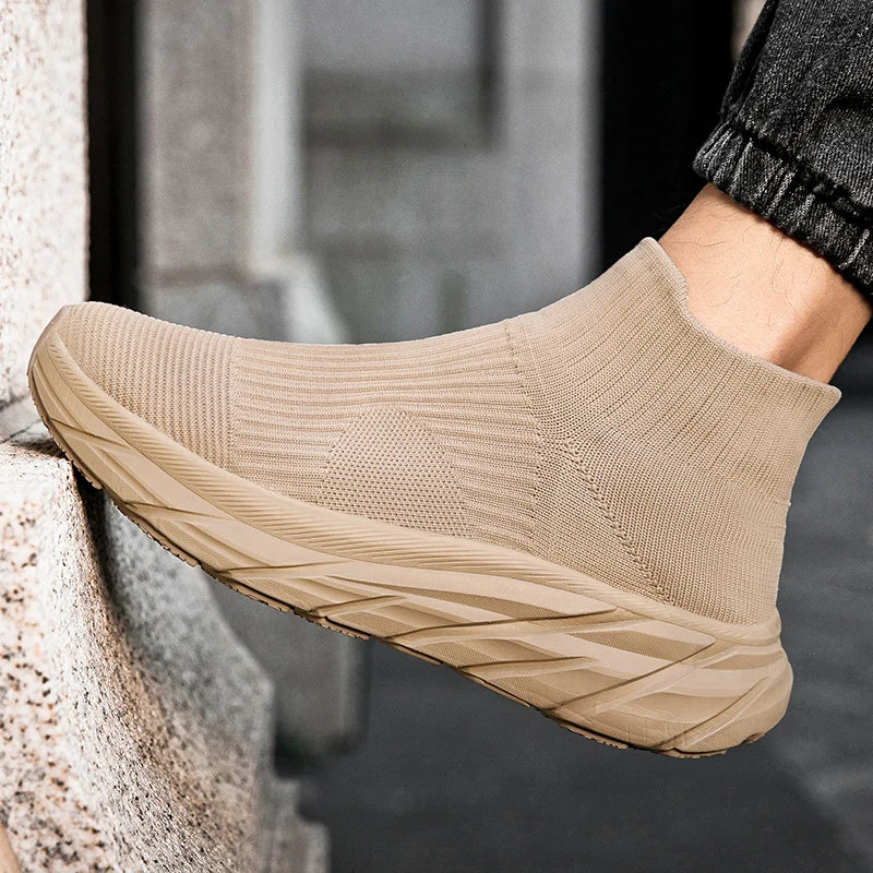 Men Running Walking sock Shoes winter boots Casual Sneakers plush warm shoes Sport shoes Lightweight Men Sneakers Casual Shoes