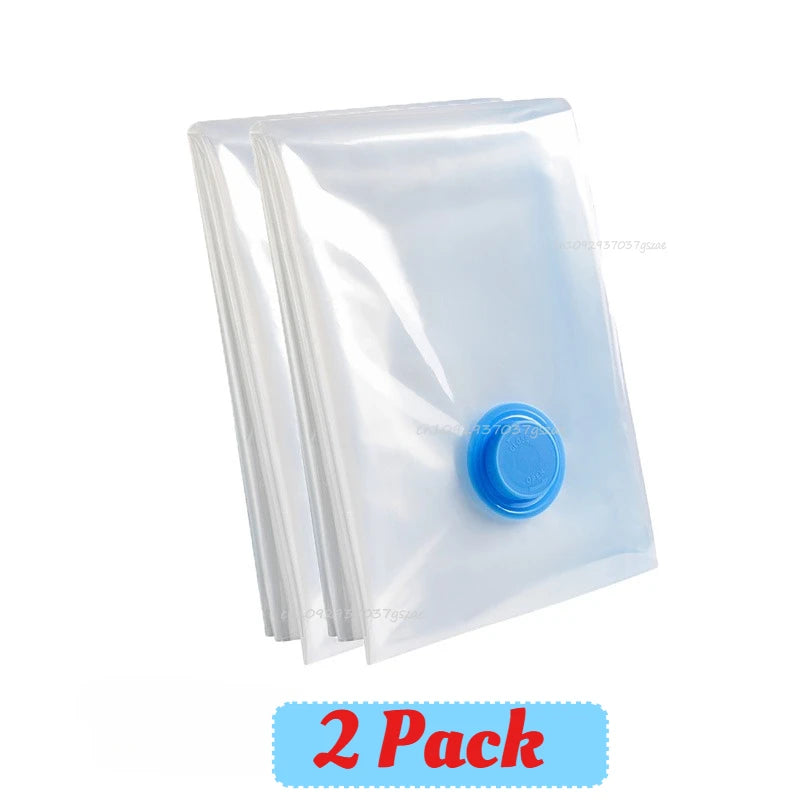 Vacuum Bag for Clothes, Air Vacuum Bag with Pump, Travel Essentials, Space Saver Bags for Comforters Blankets Storage Organizer